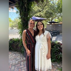 Luxe by Seraphine White Lace Dress